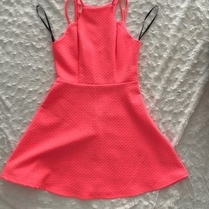 Material girl small fit and flare dress